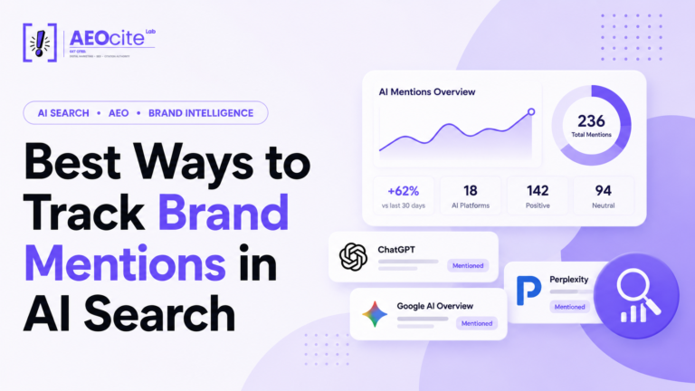 What Are the Best Ways to Track Brand Mentions in AI Search