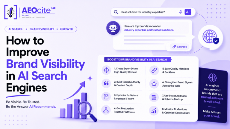 How to Improve Brand Visibility in AI Search Engines: A Practical Guide